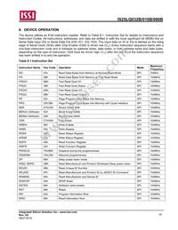 IS25LQ080B-JNLE-TR Datasheet Page 19