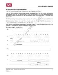 IS25LQ080B-JNLE-TR Datasheet Page 22