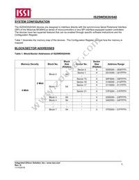 IS25WD040-JVLE-TR Datasheet Page 6