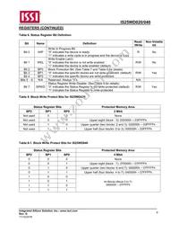 IS25WD040-JVLE-TR Datasheet Page 8
