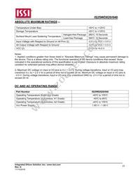 IS25WD040-JVLE-TR Datasheet Page 23