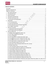 IS25WP016-JMLE Datasheet Page 4