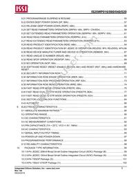 IS25WP016-JMLE Datasheet Page 5