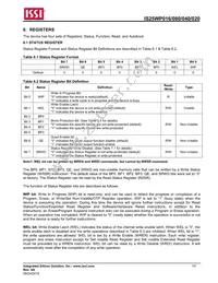 IS25WP016-JMLE Datasheet Page 14
