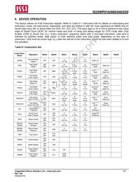 IS25WP016-JMLE Datasheet Page 23