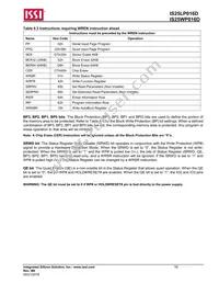 IS25WP016D-JLLE Datasheet Page 16