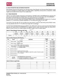 IS25WP016D-JLLE Datasheet Page 19