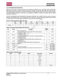 IS25WP016D-JLLE Datasheet Page 21