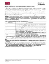 IS25WP016D-JLLE Datasheet Page 22