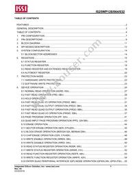 IS25WP032-JBLE Datasheet Page 4