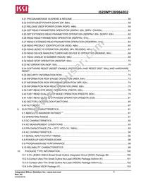 IS25WP032-JBLE Datasheet Page 5