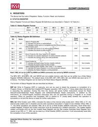 IS25WP032-JBLE Datasheet Page 15