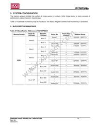 IS25WP064A-RMLE-TR Datasheet Page 14
