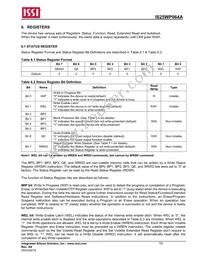 IS25WP064A-RMLE-TR Datasheet Page 15