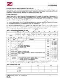 IS25WP064A-RMLE-TR Datasheet Page 19