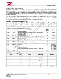 IS25WP064A-RMLE-TR Datasheet Page 21