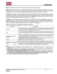 IS25WP064A-RMLE-TR Datasheet Page 22