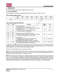 IS25WQ040-JVLE-TR Datasheet Page 12