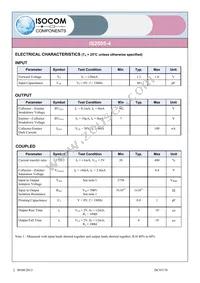 IS2805-4 Datasheet Page 2