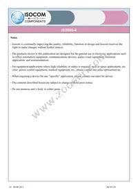 IS2805-4 Datasheet Page 10