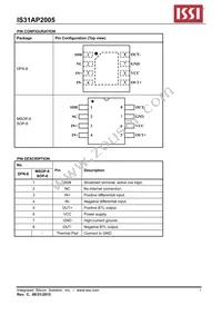 IS31AP2005-SLS2-TR Datasheet Page 3