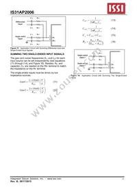 IS31AP2006-DLS2-TR Datasheet Page 12