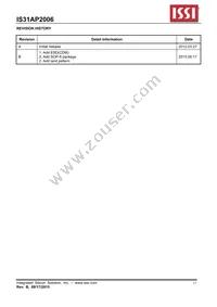 IS31AP2006-DLS2-TR Datasheet Page 17