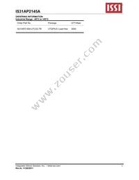 IS31AP2145A-UTLS2-TR Datasheet Page 4