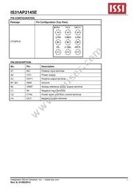 IS31AP2145E-UTLS2-TR Datasheet Page 3