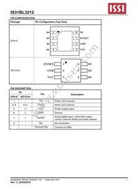 IS31BL3212-DLS2-TR Datasheet Page 2