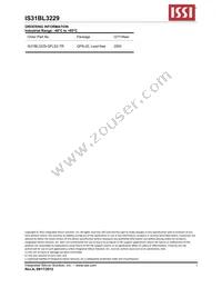 IS31BL3229-QFLS2-TR Datasheet Page 3