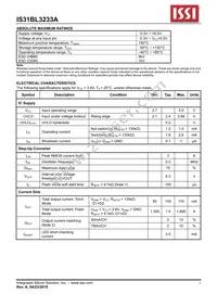 IS31BL3233A-DLS2-TR Datasheet Page 5