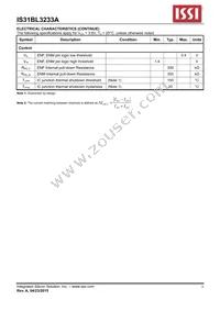 IS31BL3233A-DLS2-TR Datasheet Page 6