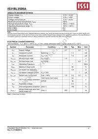 IS31BL3506A-DLS2-TR Datasheet Page 6