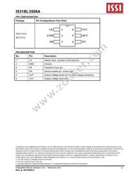 IS31BL3508A-TTLS2-TR Datasheet Page 4