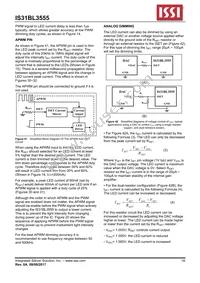 IS31BL3555-ZLS4 Datasheet Page 19