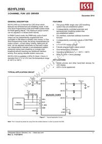 IS31FL3193-DLS2-TR Datasheet Cover