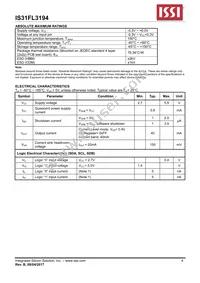 IS31FL3194-CLS2-TR Datasheet Page 4