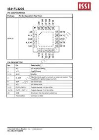 IS31FL3206-QFLS4-TR Datasheet Page 2