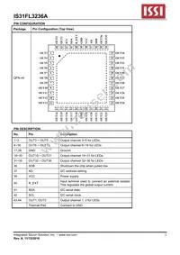 IS31FL3236A-QFLS2-TR Datasheet Page 2