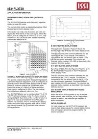 IS31FL3728-QFLS2-TR Datasheet Page 8