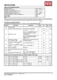 IS31FL3732A-QFLS2-TR Datasheet Page 7