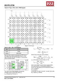 IS31FL3738-QFLS4-TR Datasheet Page 17