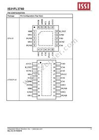 IS31FL3740-QFSL4-TR Datasheet Page 4