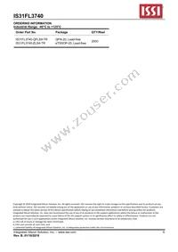 IS31FL3740-QFSL4-TR Datasheet Page 6