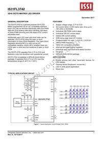 IS31FL3742-QFLS4-TR Datasheet Cover