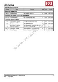 IS31FL3742-QFLS4-TR Datasheet Page 11