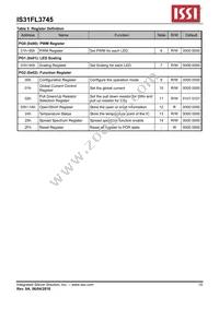 IS31FL3745-CLS4-TR Datasheet Page 10