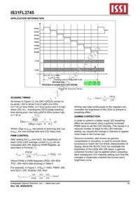 IS31FL3745-CLS4-TR Datasheet Page 16