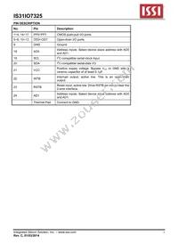 IS31IO7325-GRLS4-TR Datasheet Page 3